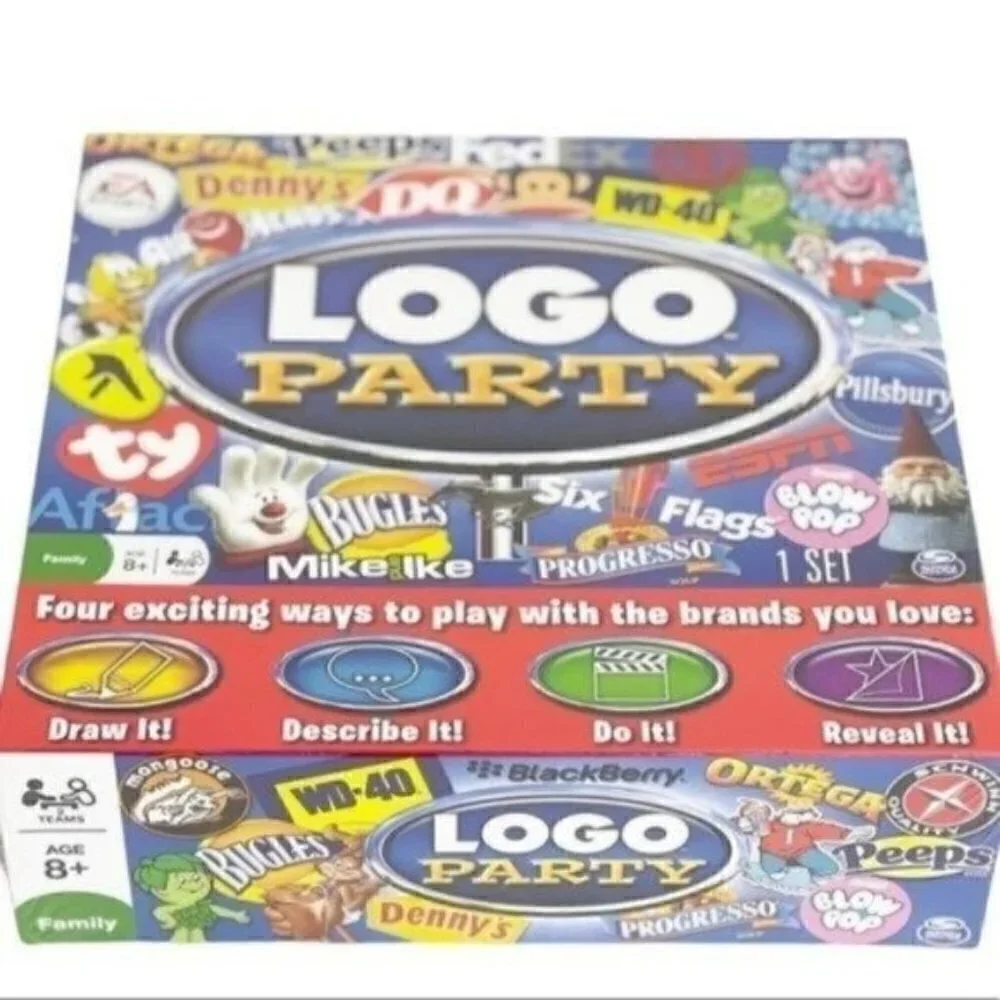 Logo Party Game NEW in original packaging new in box by Spin Master games